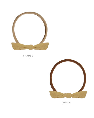 Rylee + Cru Little Knot Headband, Lemon